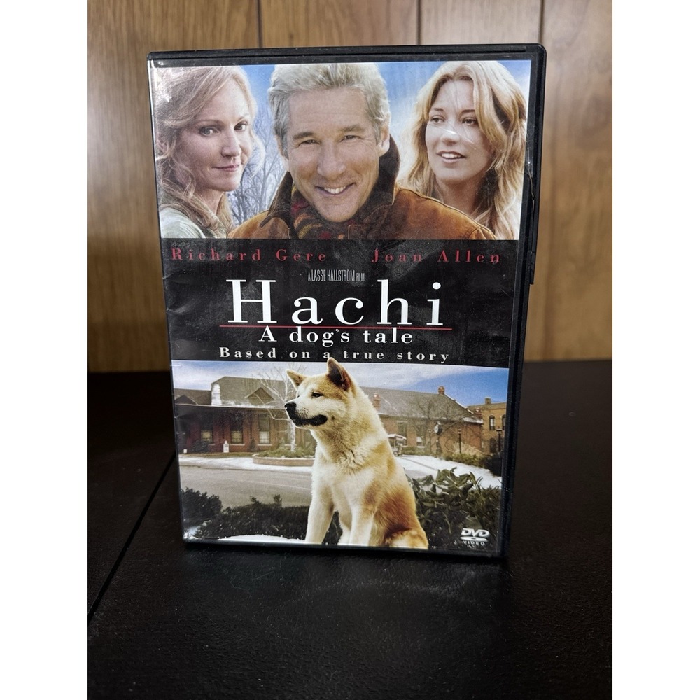 Hachi: A Dog's Tale - DVD Movie Richard Gere, Joan Allen -Pre-owned, Case Broken